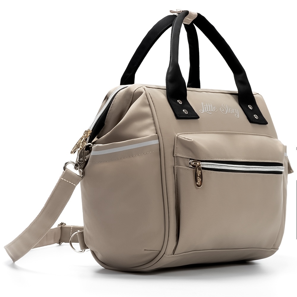 Little Story - Ace Diaper Bag - Beige