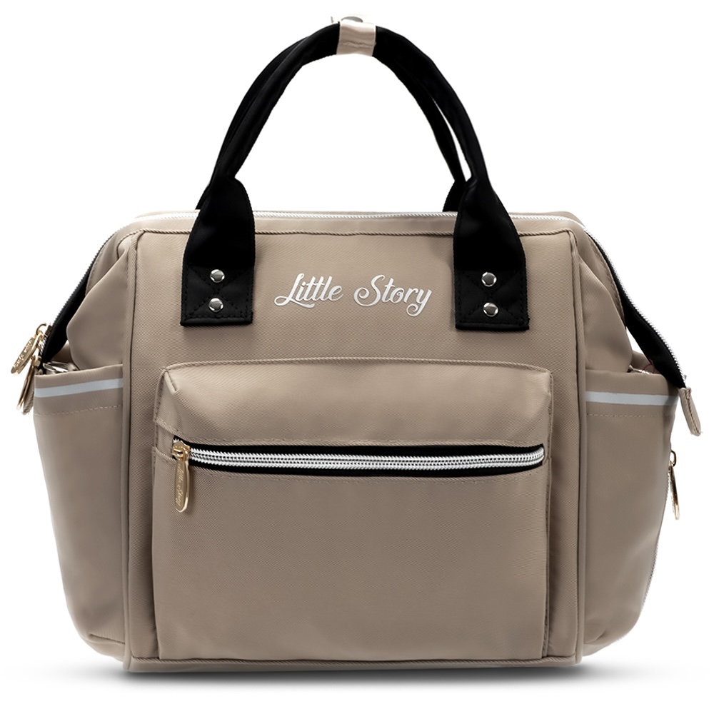 Little Story - Ace Diaper Bag - Beige