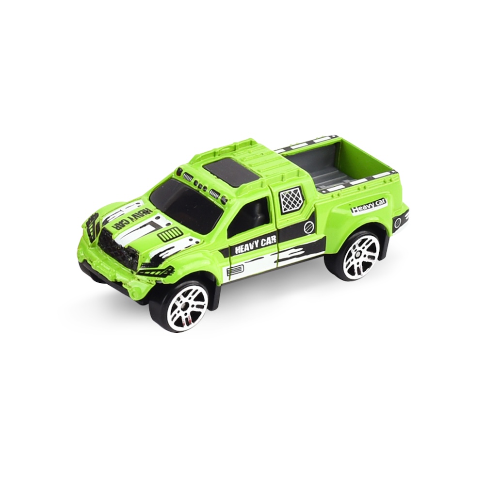 Little Story - Alloy Sliding Pickup Toy Truck (6 Pcs) - Multicolor