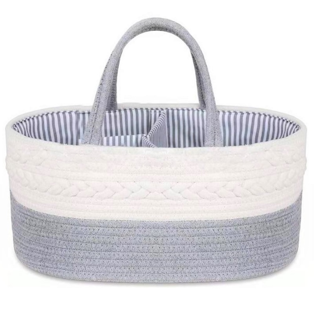 Little Story - Diaper Caddy With 50Pcs Changing Mats - Grey