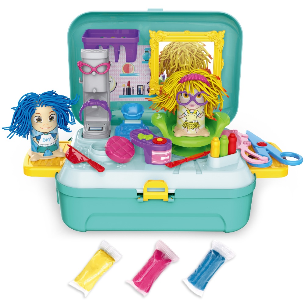 Little Story - Make Up Box With Dough Backpack (30 Pcs) - Green
