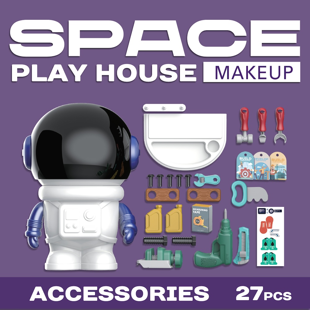 Little Story - Space Tool Table Pay Set - 27 Pcs