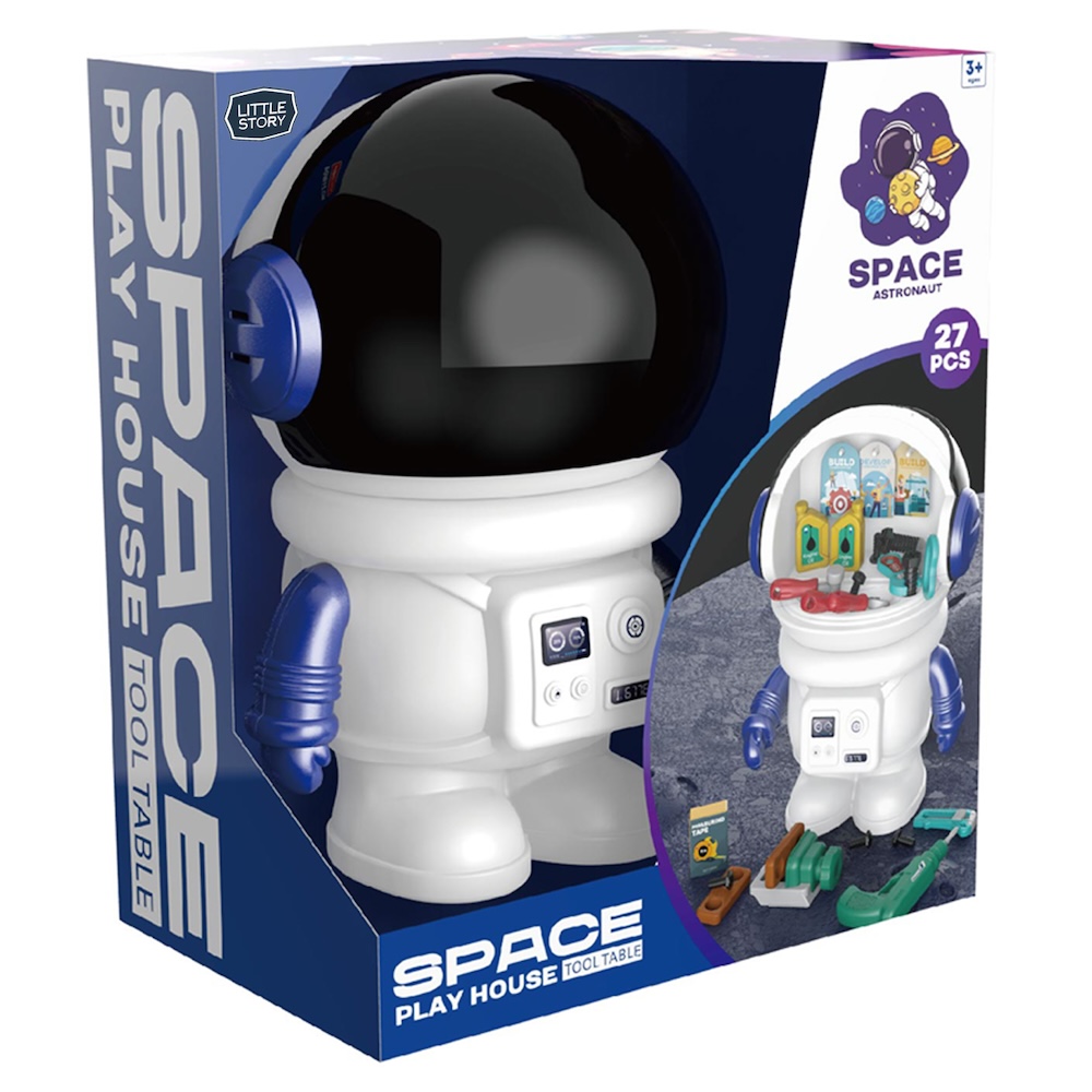 Little Story - Space Tool Table Pay Set - 27 Pcs