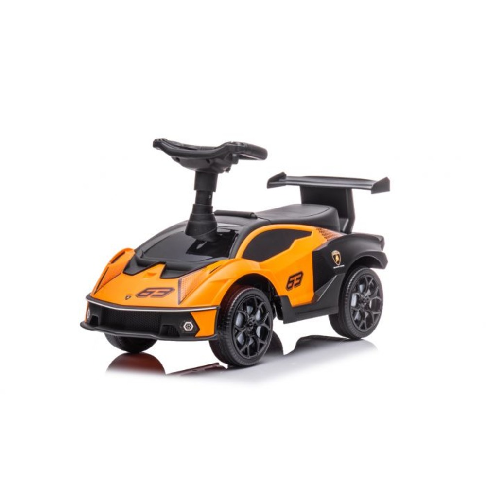 MYTS - 2 In 1 Lamborghini Essenza Scv12 Licensed Kids Push Along Ride-On - Orange