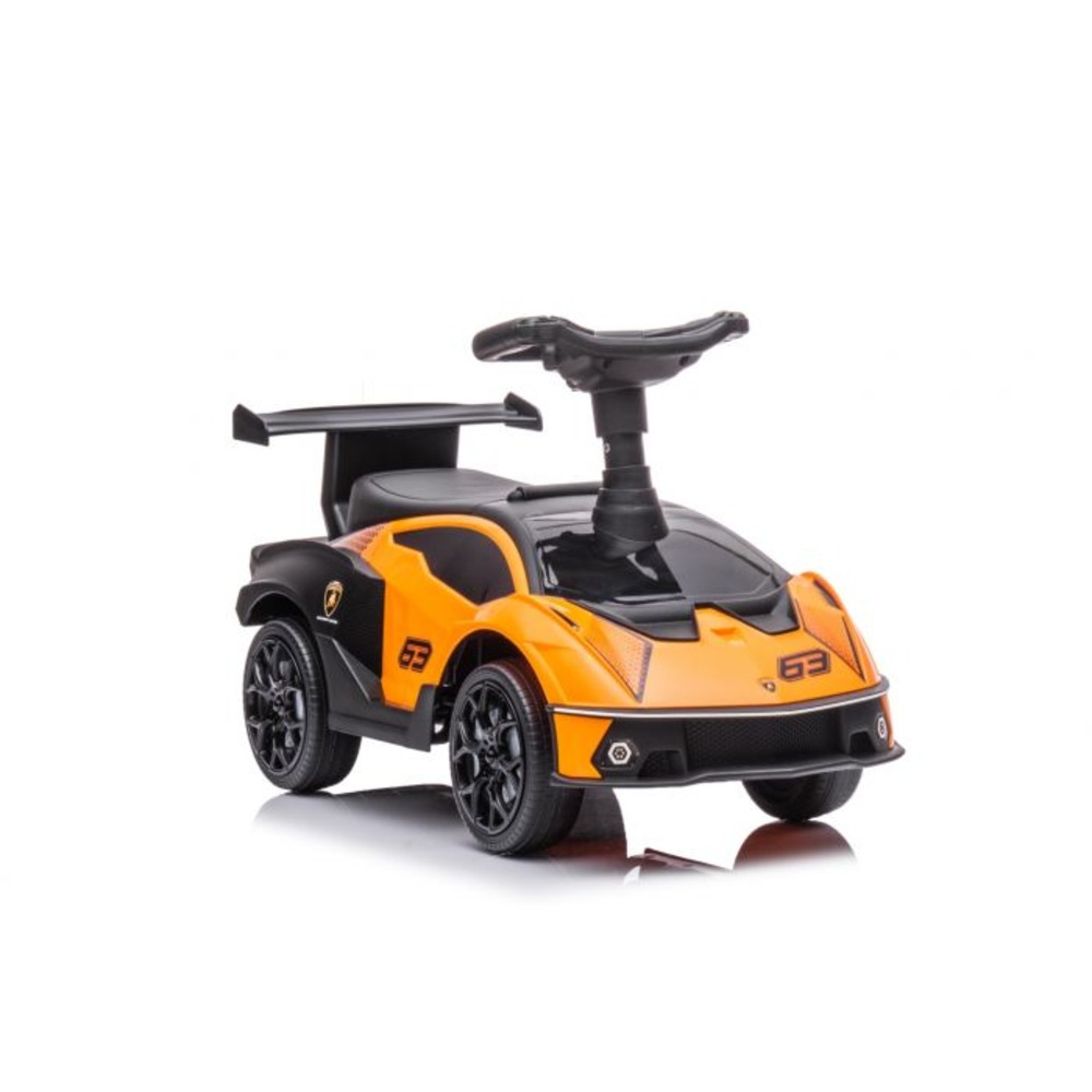 MYTS - 2 In 1 Lamborghini Essenza Scv12 Licensed Kids Push Along Ride-On - Orange