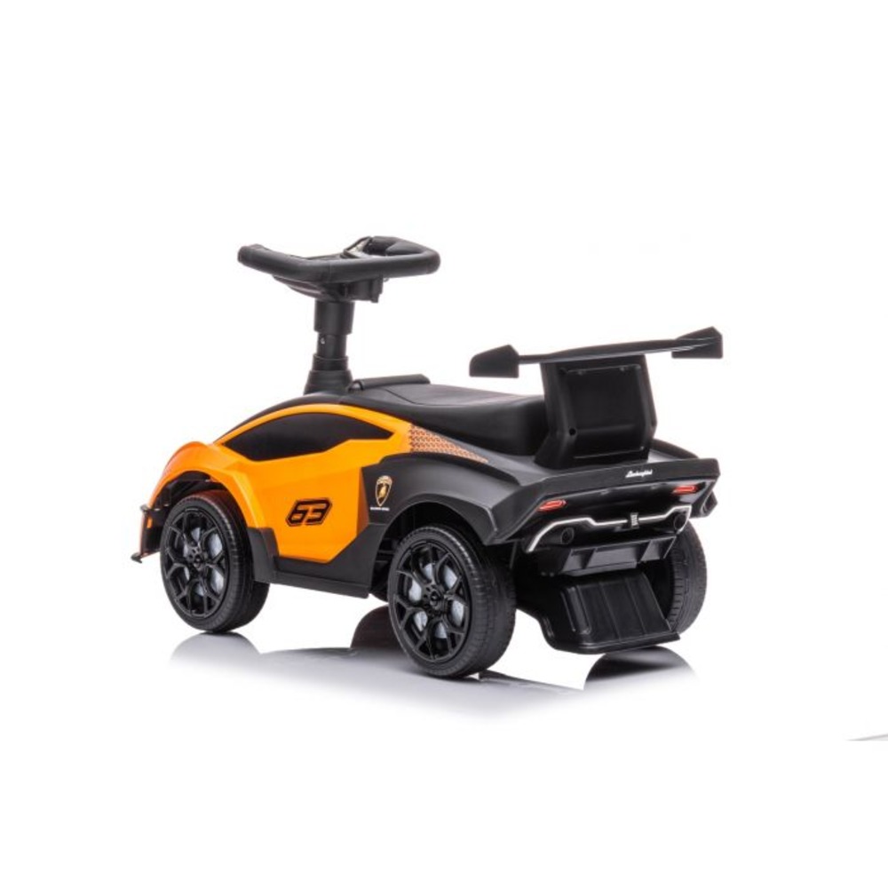 MYTS - 2 In 1 Lamborghini Essenza Scv12 Licensed Kids Push Along Ride-On - Orange