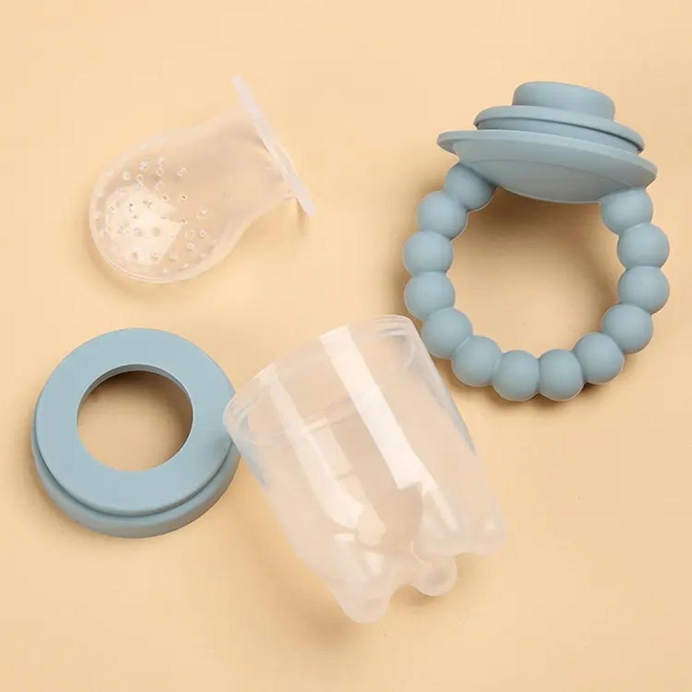 Pikkaboo - BPA Free Fruit Feeder Pastel Unisex - Blue