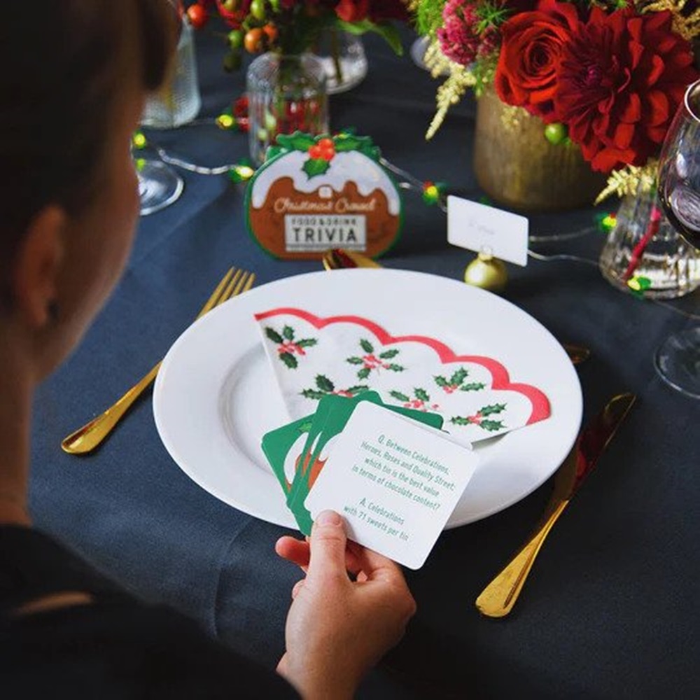 Talking Tables - Christmas Entertainment Food And Drink Trivia