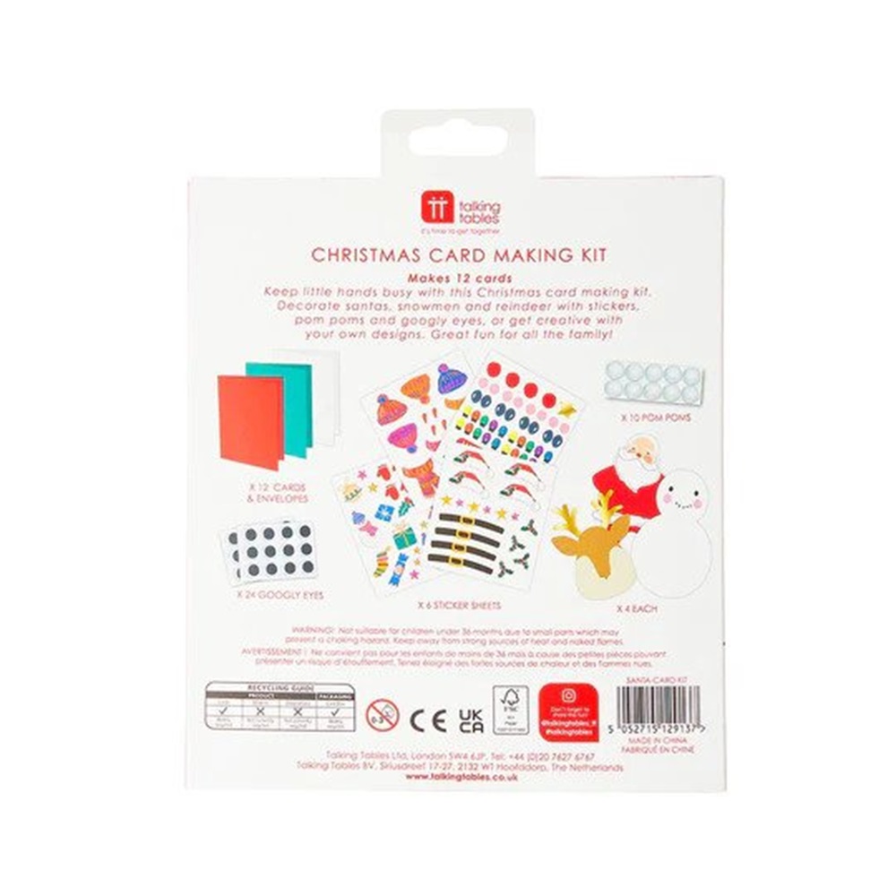 Talking Tables - Craft With Santa Card Kit