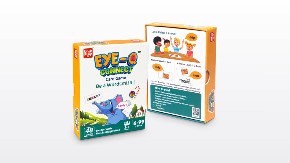 Unik Play - Educational Game Eye Q Connect Card Game