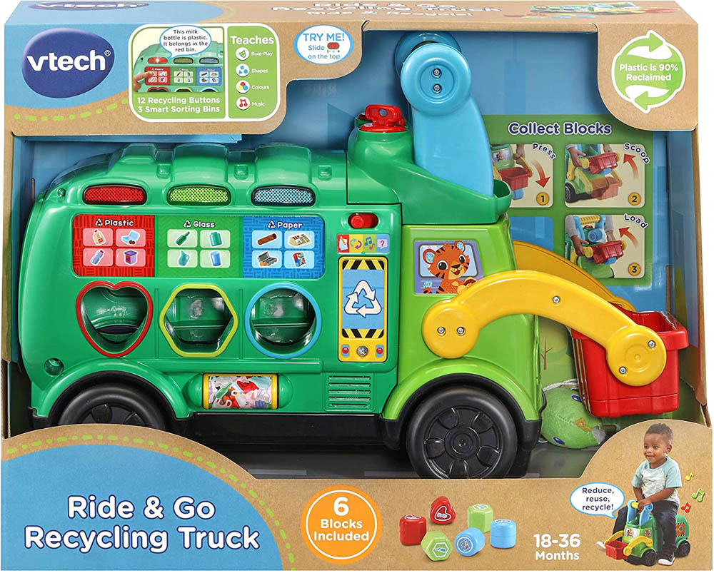Vtech - Ride & Go Recycling Truck