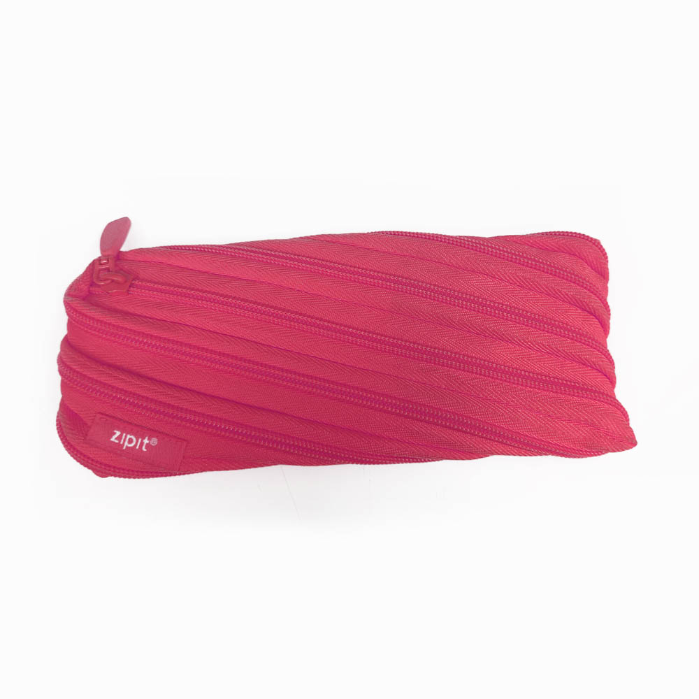 Zipit - Neon Twister Pencil Case - Dazzling Pink
