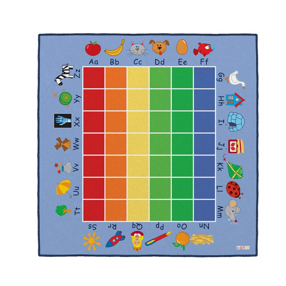 Achoka - Giant Rug Alphabet Sorting Mat Size:200X200Cm