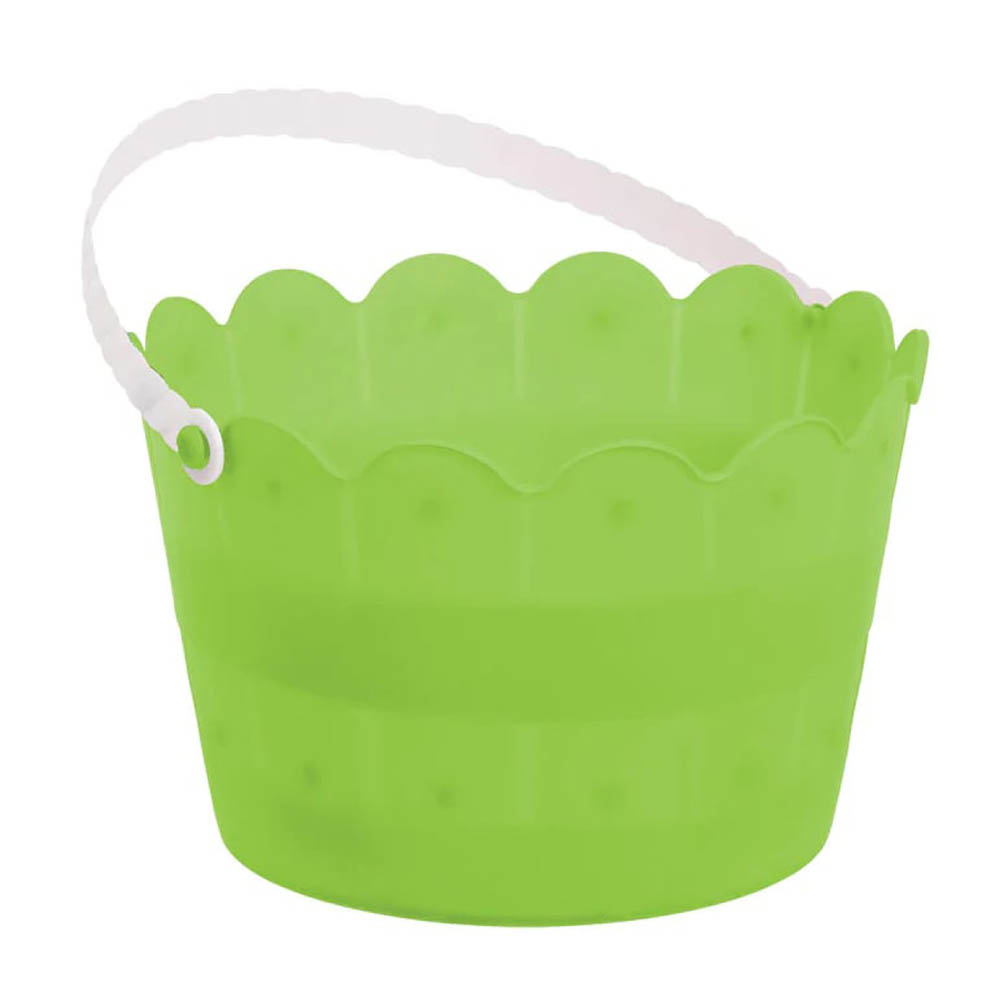 Amscan - Bucket Scalloped Kiwi