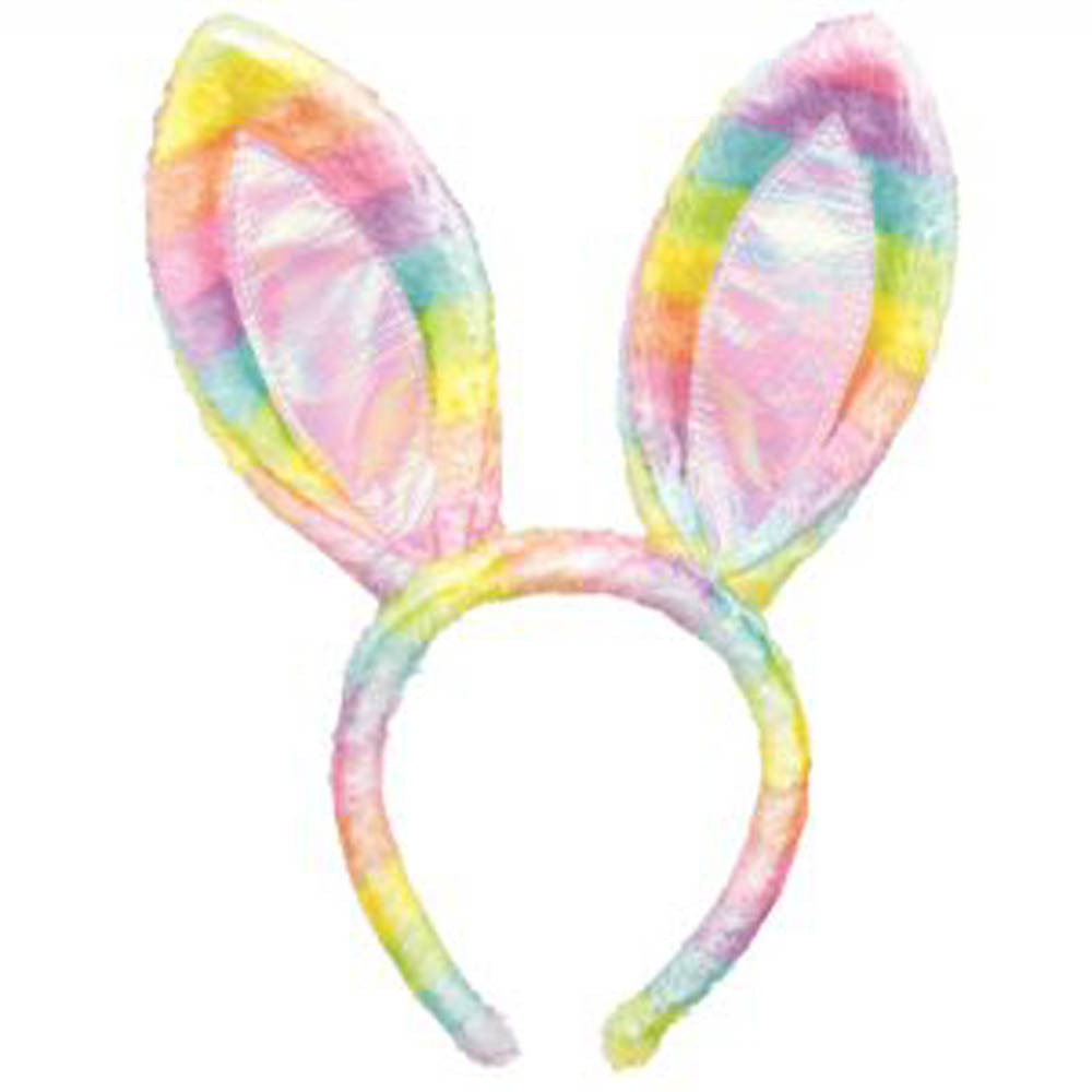 Amscan - Bunny Rainbow Plaid Ears