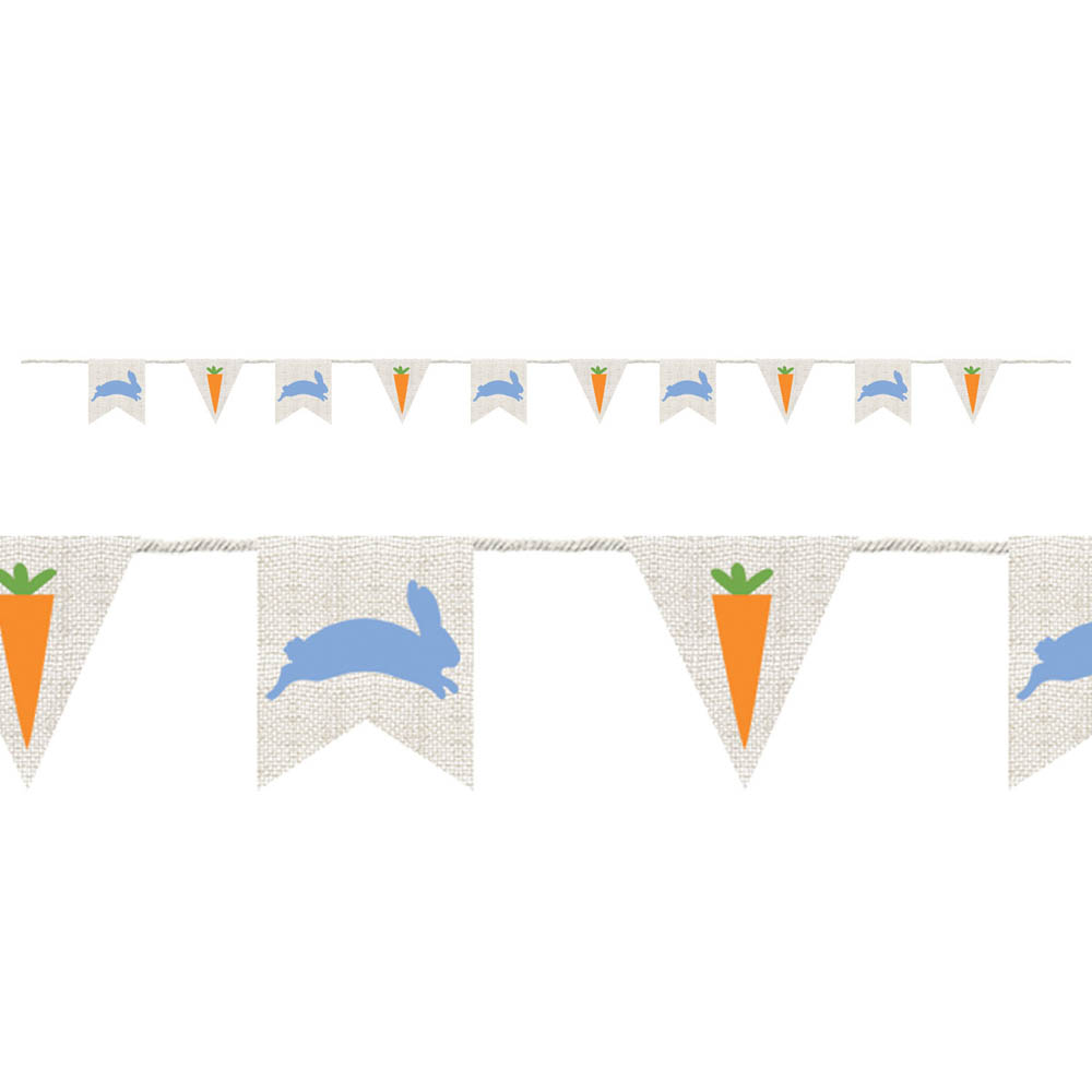 Amscan - Easter Burlap Pennant Banner 2.74M