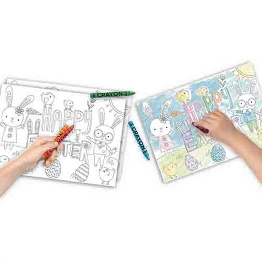 Amscan - Easter Coloring Paper Placemats 24Ct