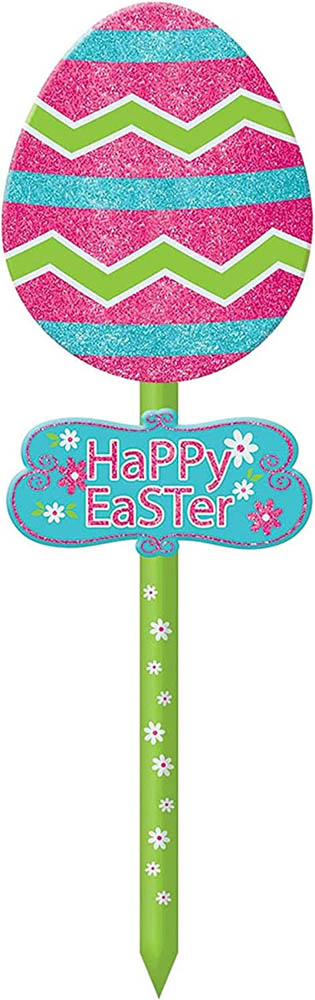 Amscan - Easter Egg Glitter Lawn Sign