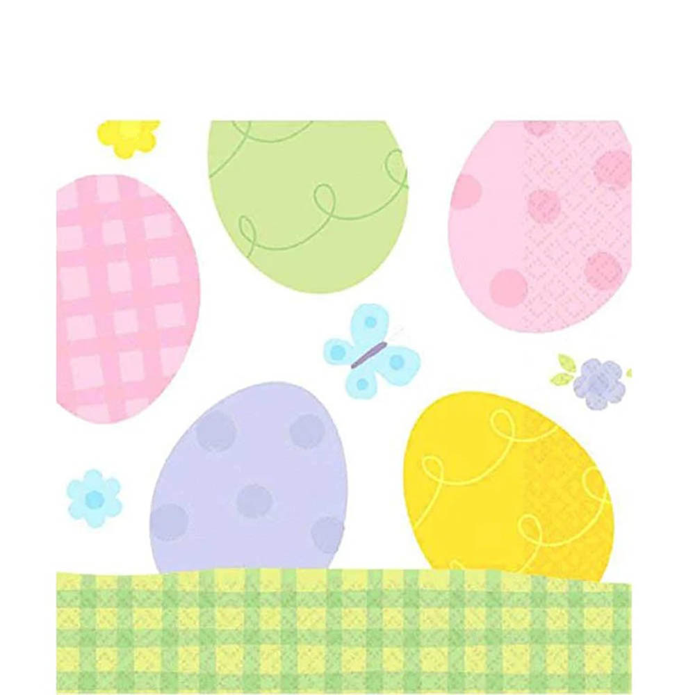 Amscan - Easter Eggstravaganza Lunch Tissues 16Pcs