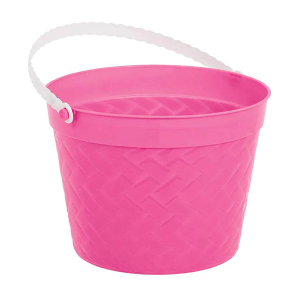 Amscan - Easter Pink Weave Bucket