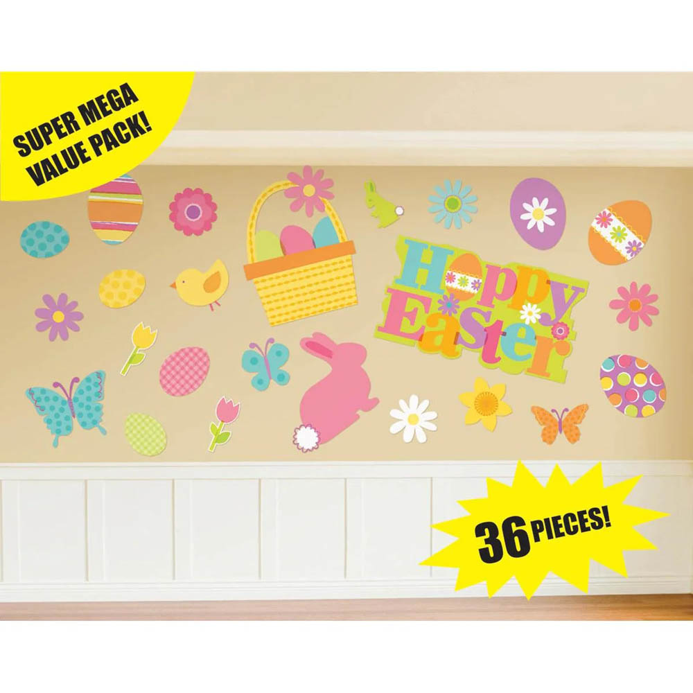 Amscan - Easter Printed Paper Cutouts 36Pcs