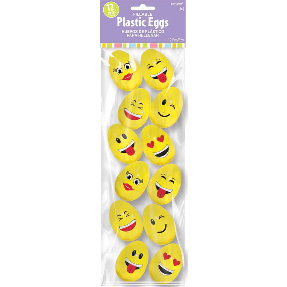 Amscan - Eggs Emoji Small