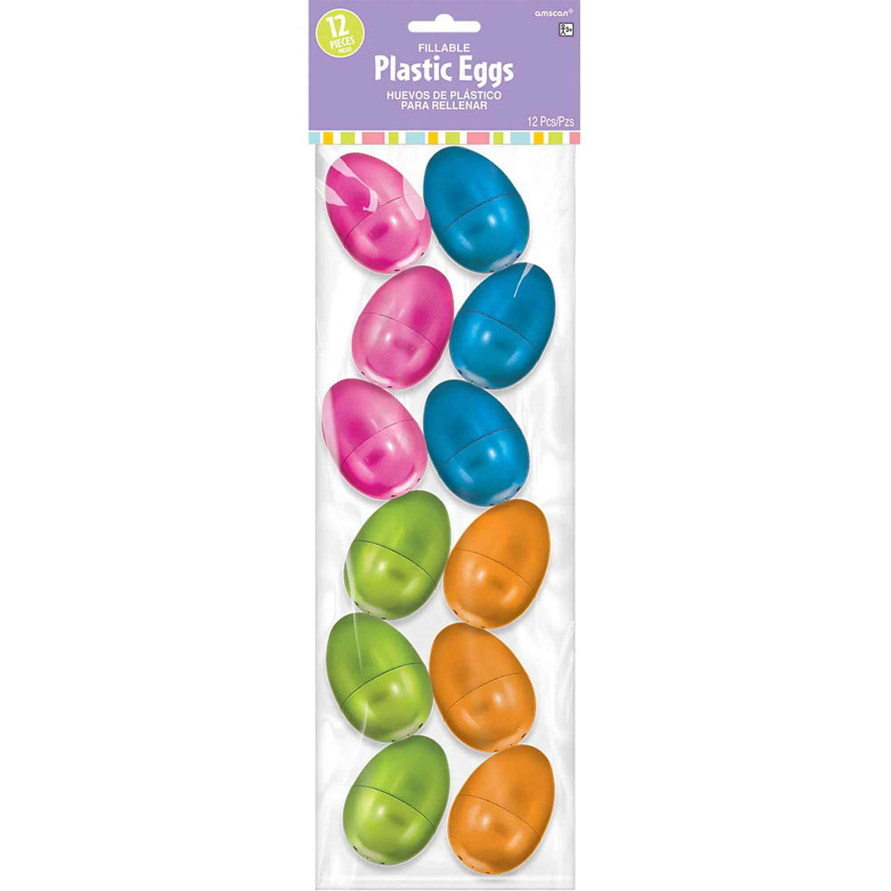 Amscan - Eggs Metallic Small