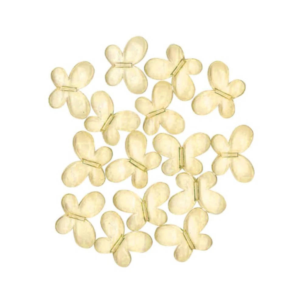 Amscan - Gems Acrylic Yellow Butterflies Confetti