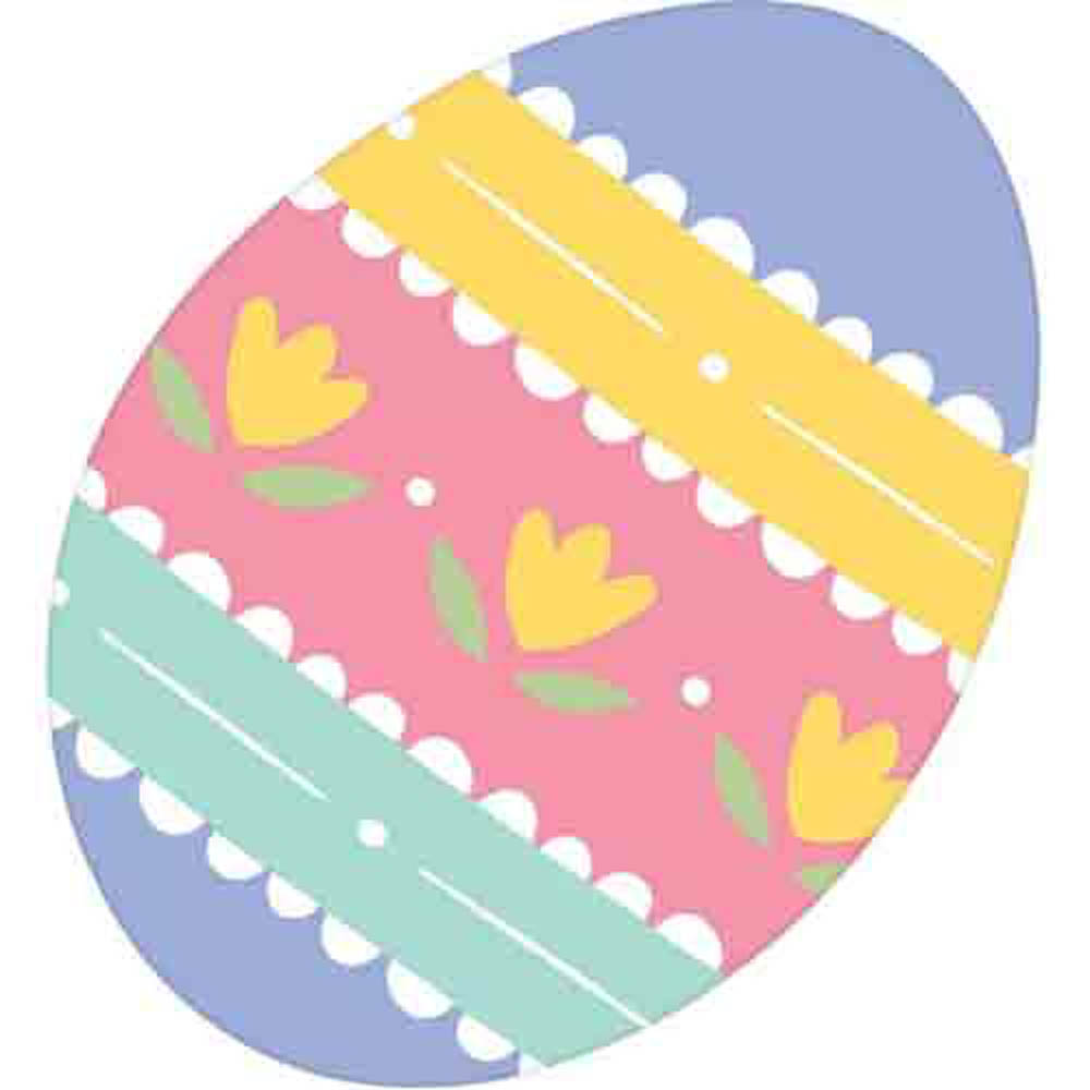 Amscan - Pastel Easter Egg Paper Cutout