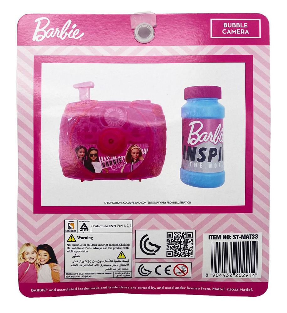 Stride - Barbie Bubble Camera