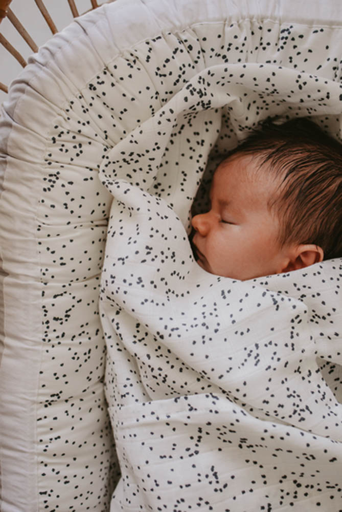 Born Copenhagen - Organic Cotton Swaddle - Midnight Dust (Pack of 2)