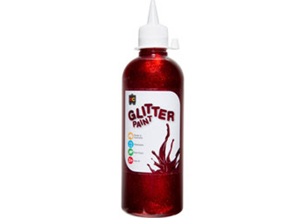 Ed Vantage - Glitter Paint 500Ml Red