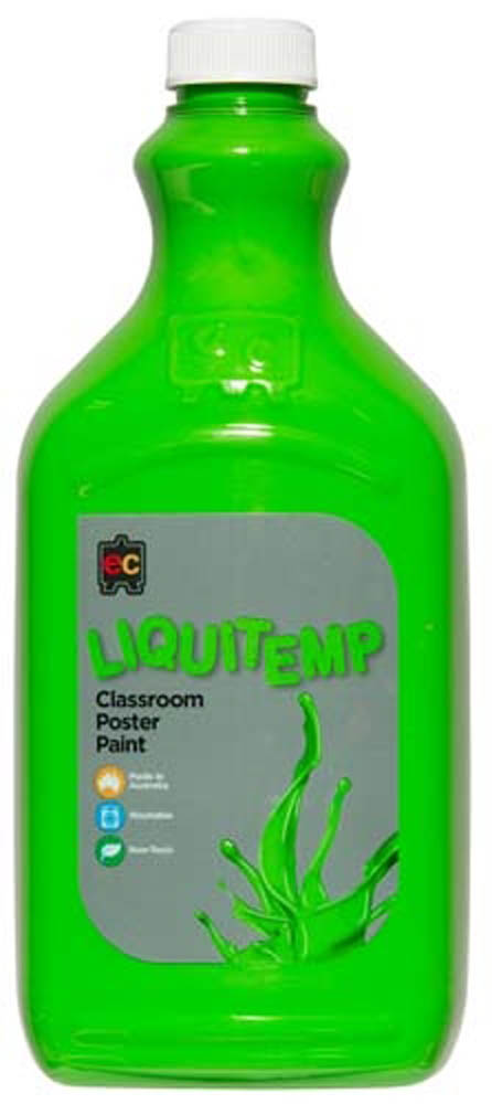 Ed Vantage - Liquitemp Classroom Poster Paint 2L Leaf Green
