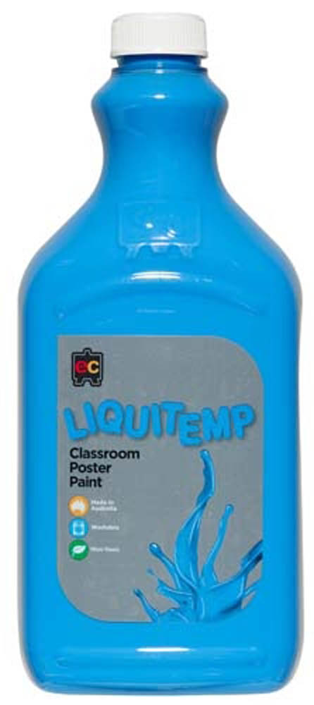 Ed Vantage - Liquitemp Classroom Poster Paint 2L Sky Blue