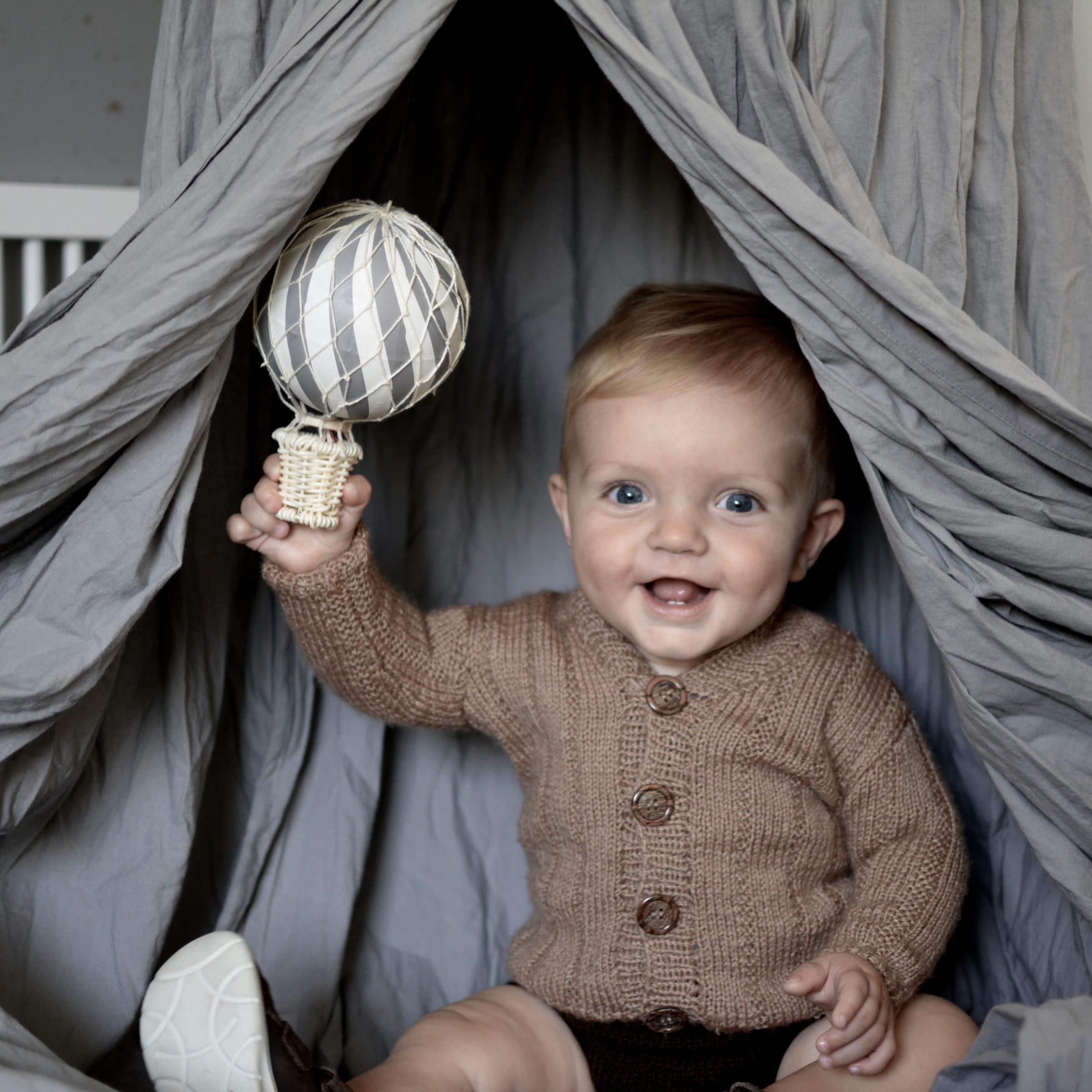 Filibabba - Air Balloon - Grey 10 cm