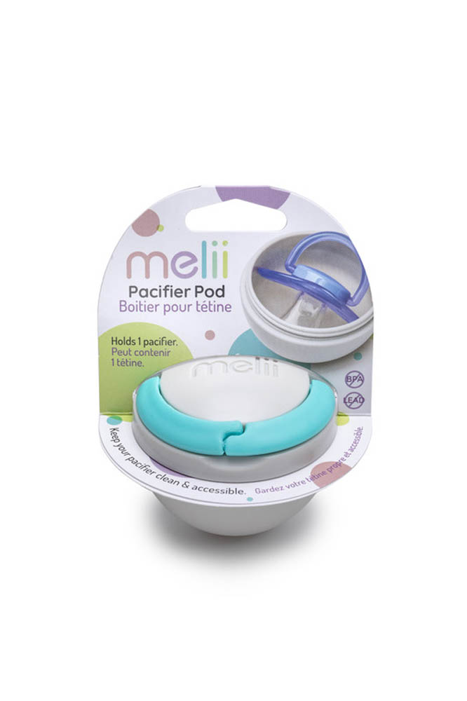Melii - Pacifier Pod Blue & Grey