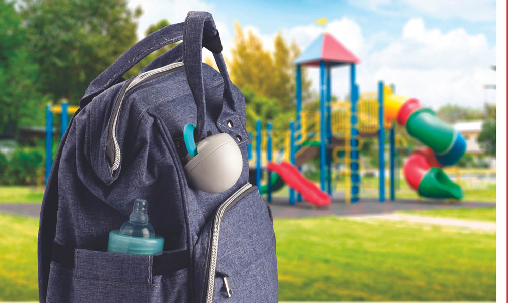 Melii - Pacifier Pod Blue & Grey