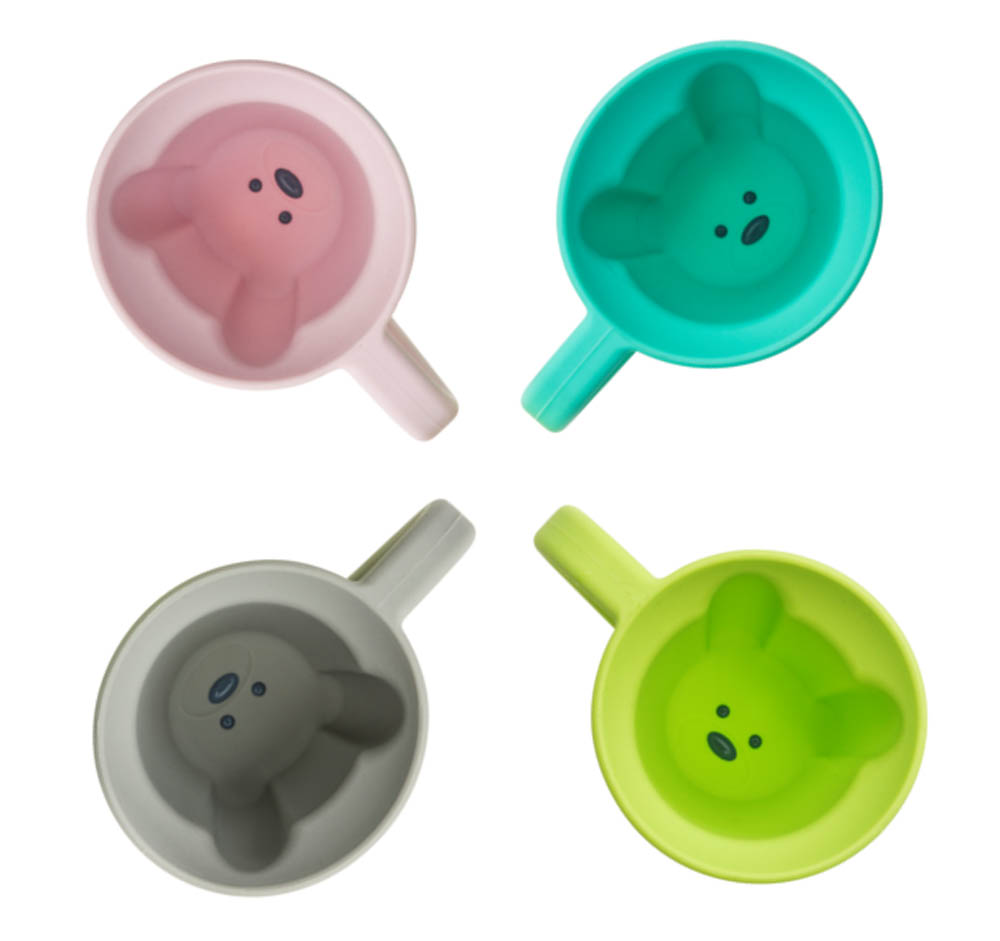 Melii - Silicone Mug Bear Pink