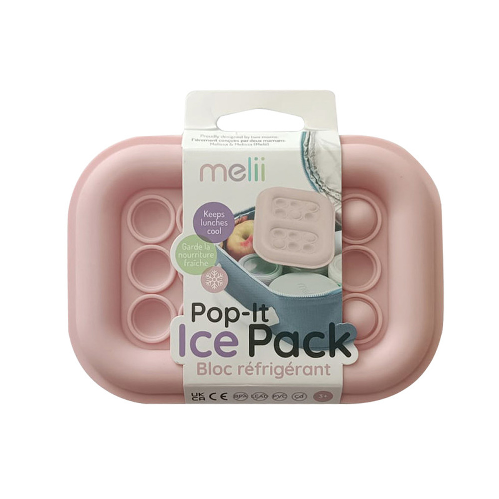 Melii - Silicone Pop It Ice Pack Pink