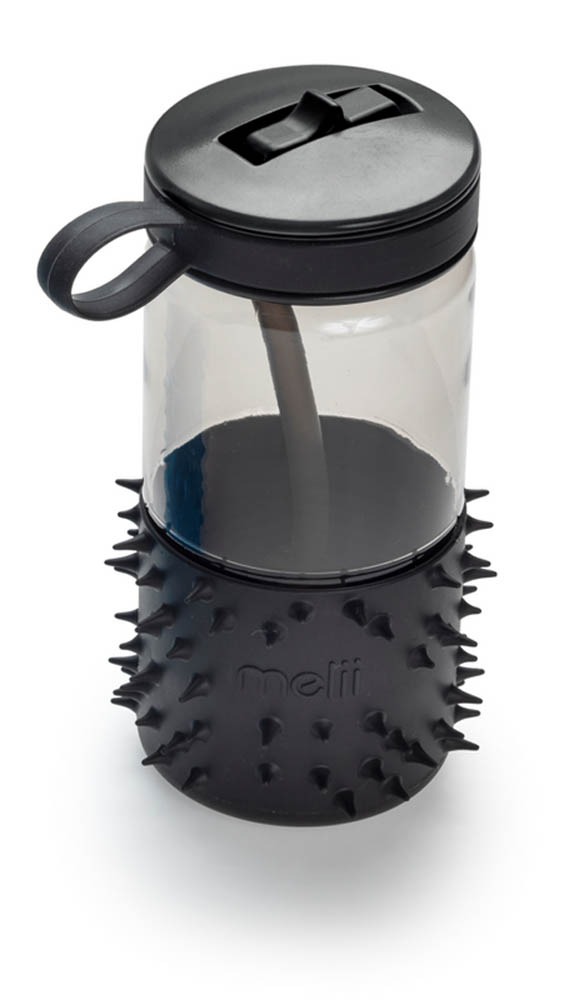 Melii - Spikey Water Bottle 17 Oz Black