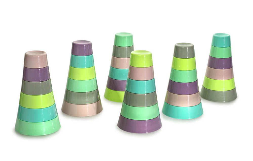 Melii - Stacking & Nesting Containers With Silicone Lids - 6 Containers