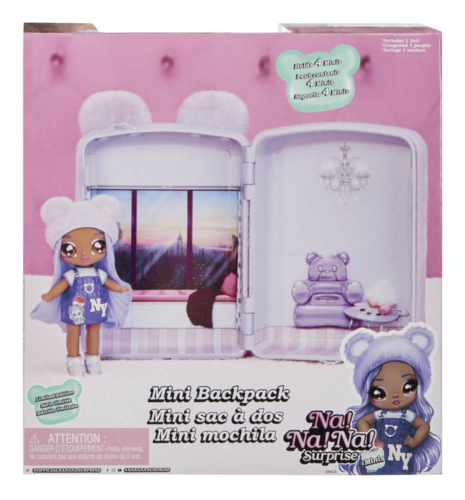 Na Na Na Surprise - Mini Backpack Playset- City Bear