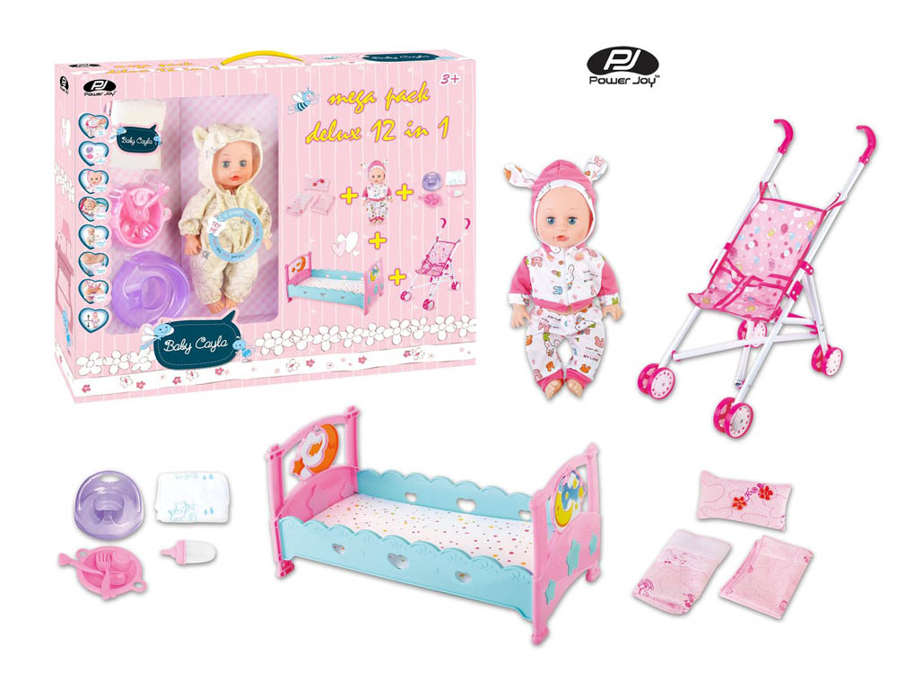 Power Joy - Baby Cayla Megapack Deluxe 12 In 1 Battery Operated