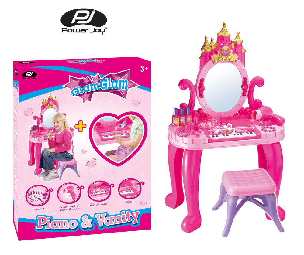 Power Joy - Glamglam Piano & Vanity Set Battery Operated