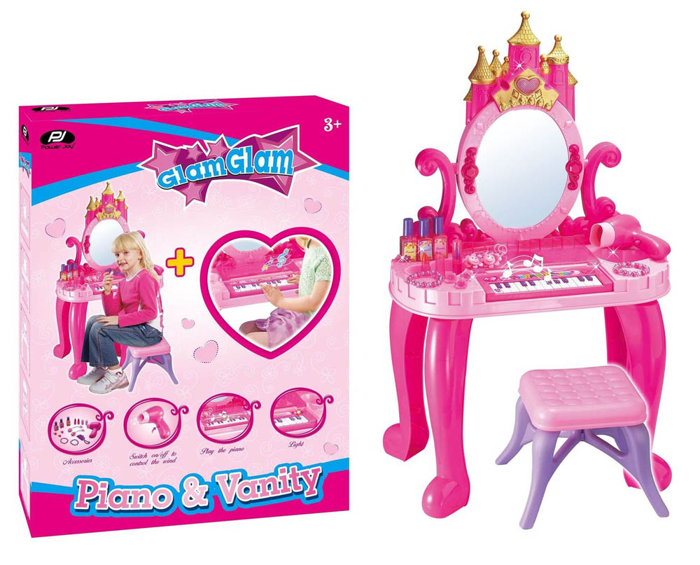 Power Joy - Glamglam Piano & Vanity Set Battery Operated
