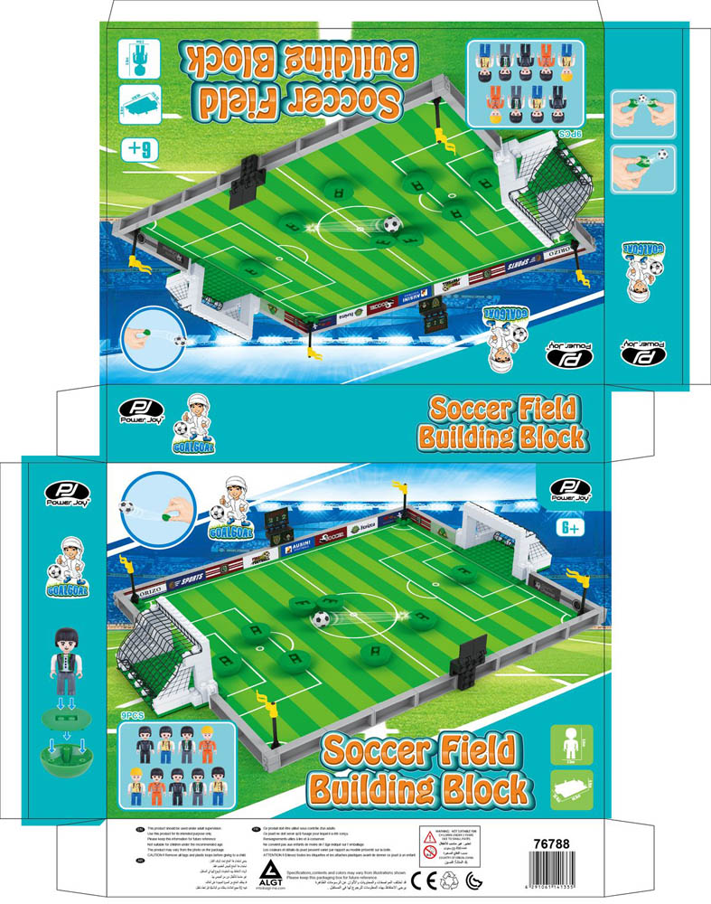Power Joy - Goalgoal Soccer Field Building Blocks