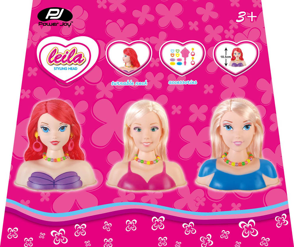 Power Joy - Leila Styling Head Assorted