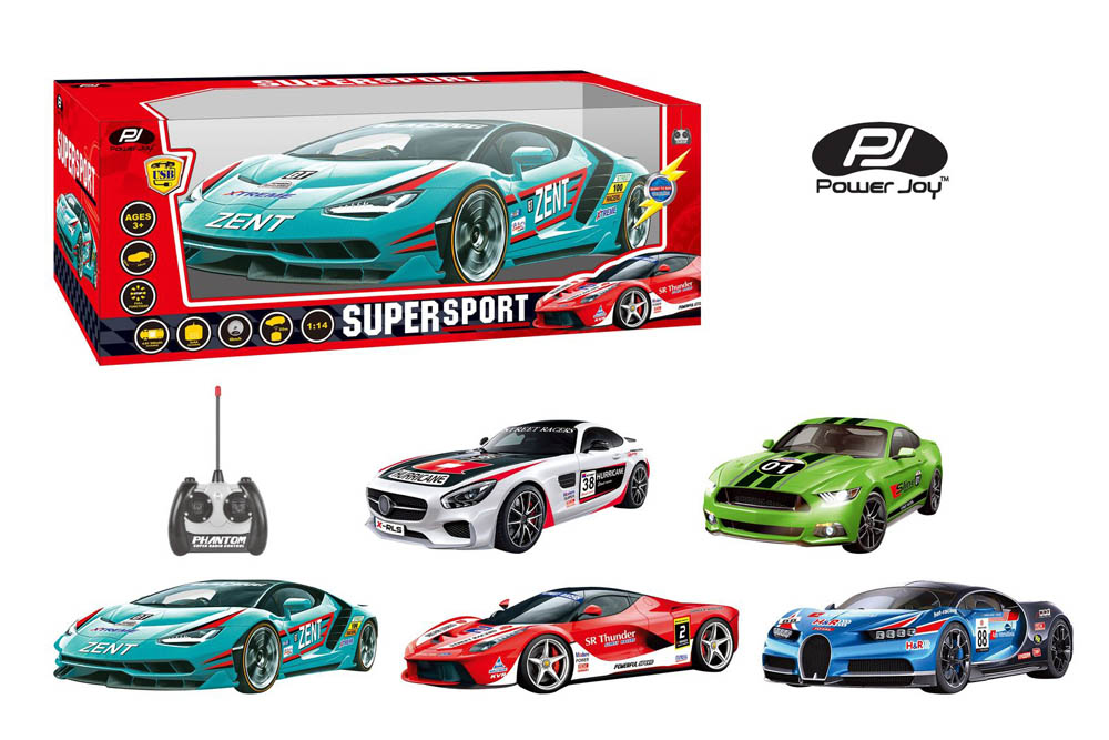 Power Joy - Rc Super Sport 1/14 Bpc Battery Operated-Assorted