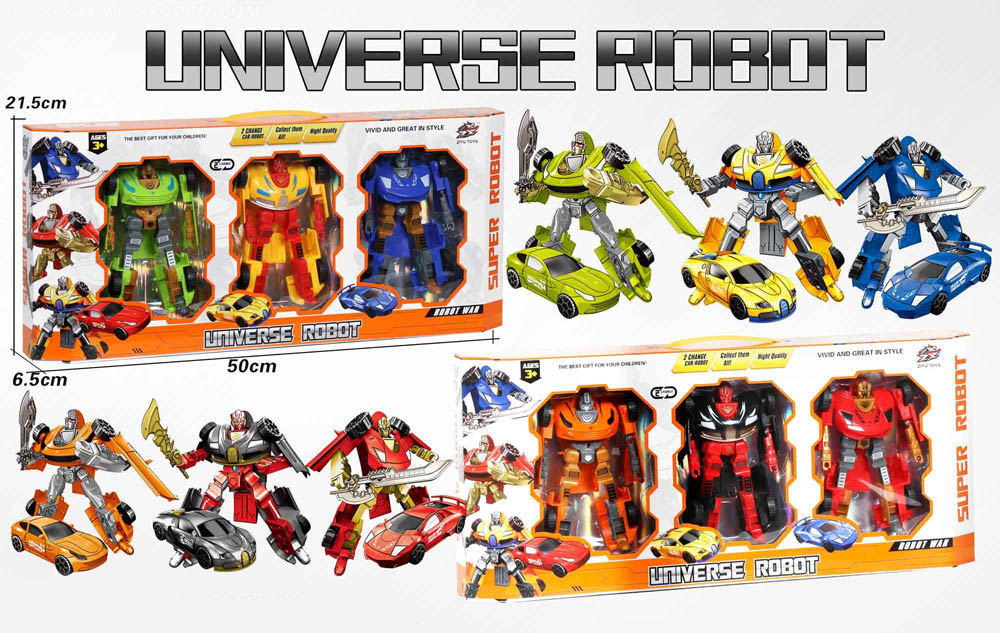 Power Joy - Universe Robots Pack Of 3-Assorted