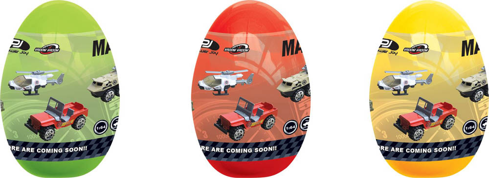 Power Joy - Vroom Vroom Diecast Magic Egg-Assorted
